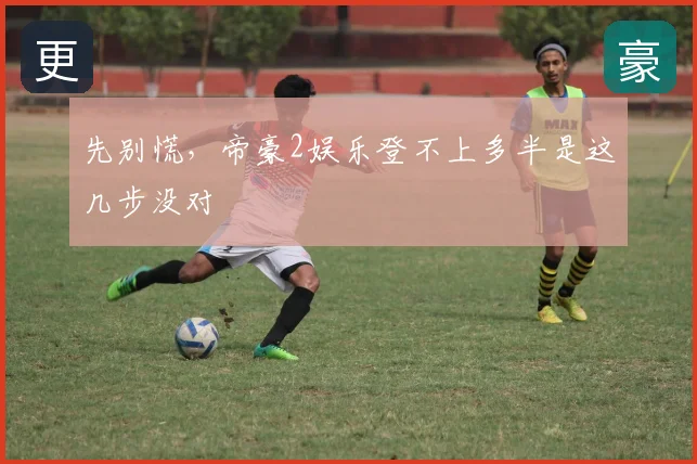 先别慌，帝豪2娱乐登不上多半是这几步没对